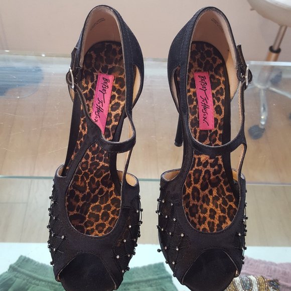 Betsey Johnson Diamond Rhinestone stilettos - Picture 2 of 5